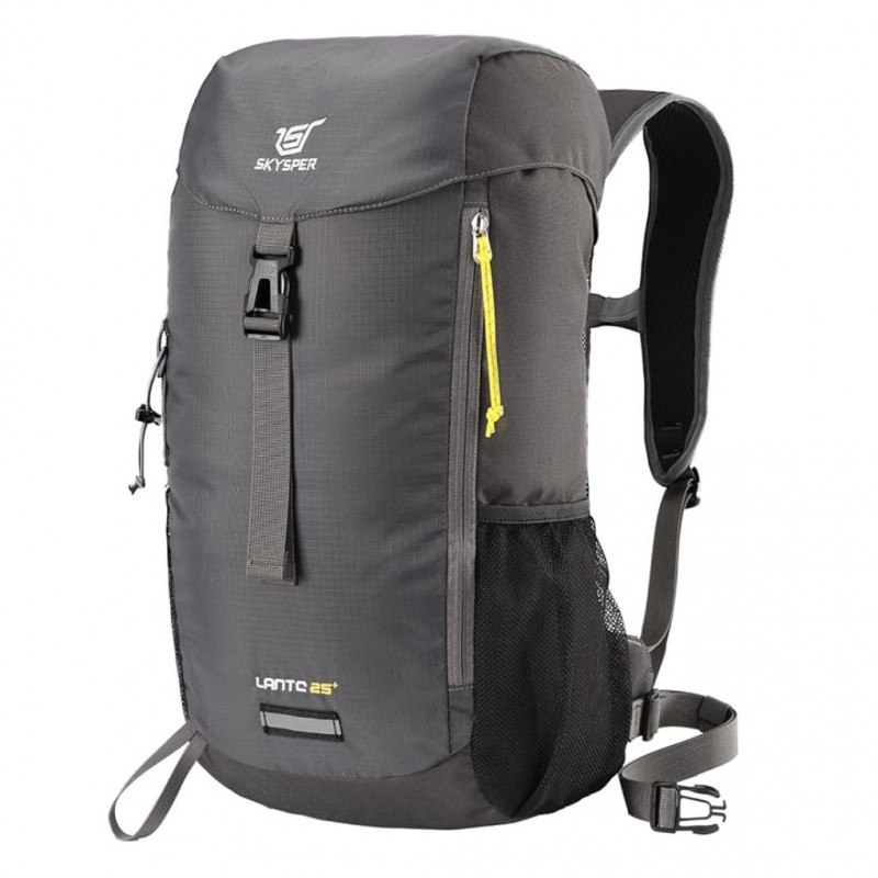 SKYSPER 25L Hiking Daypack – Lightweight, Breathable & Unisex Grey