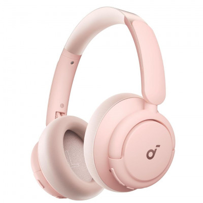 Soundcore by Anker, Active Noise Cancelling Bluetooth Headphones Wireless Pink