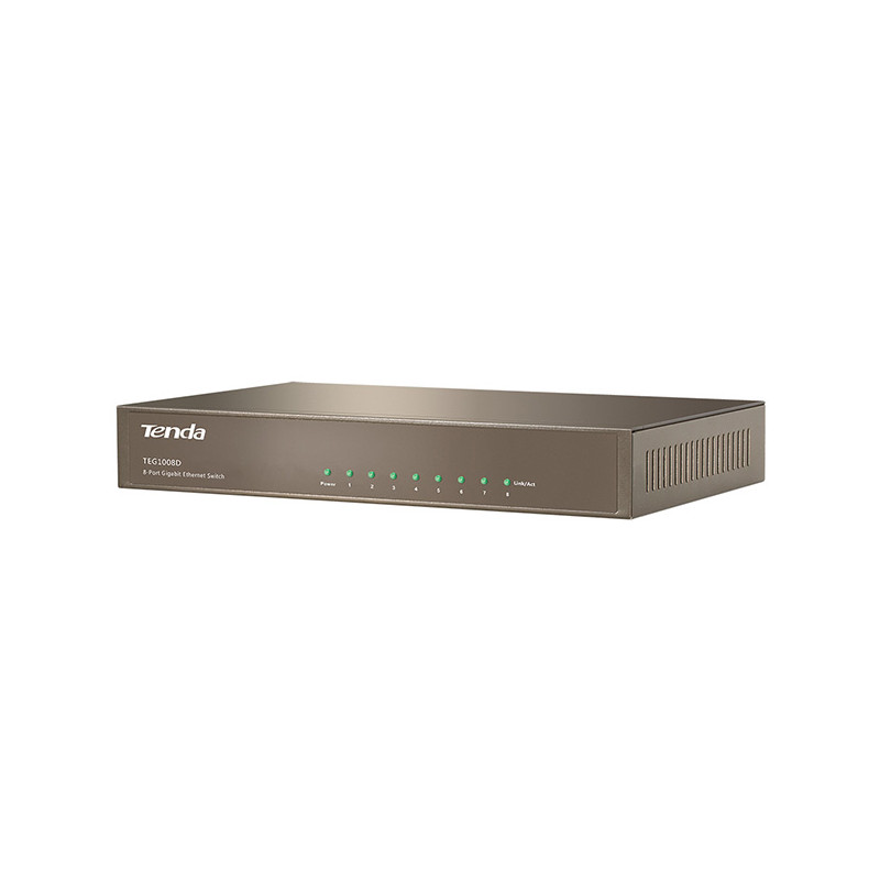 TENDA TEG1008D 8-Port Gigabit Switch Metal Case
