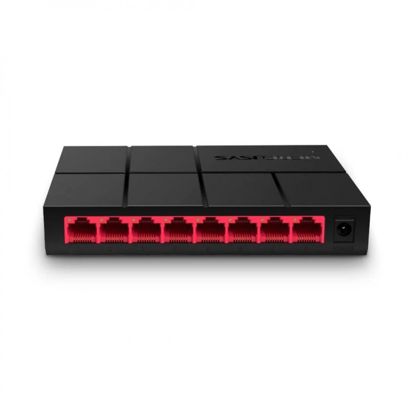 TP-Link Mercusys MS108G 8-Port Gigabit Ethernet Switch Ethernet Splitter Black