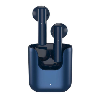 TWS Earphones Bluetooth BT 5.0 Headsets with MIC HD call stereo Wireless Blue