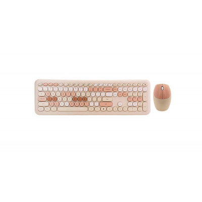 Wireless keyboard + mouse set MOFII 666 2.4G Beige
