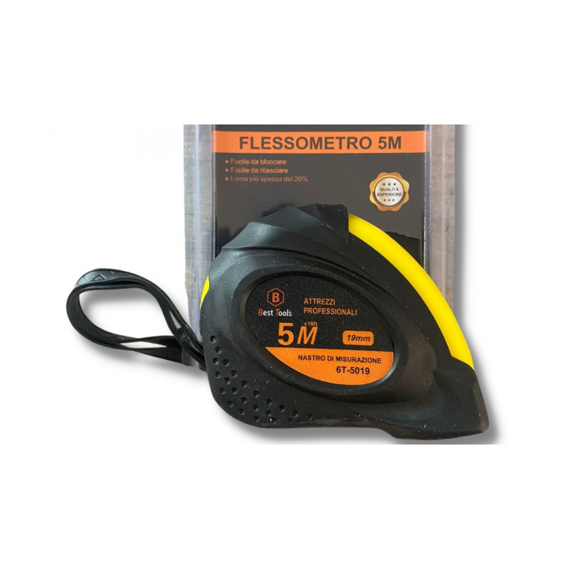 BT Flexometer 5 Meters Professional Self-Locking Steel Tape Measure