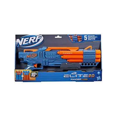 NERF Elite 2.0, Ranger PD-5 10 Nerf Elite darts, easy to use blaster F4186