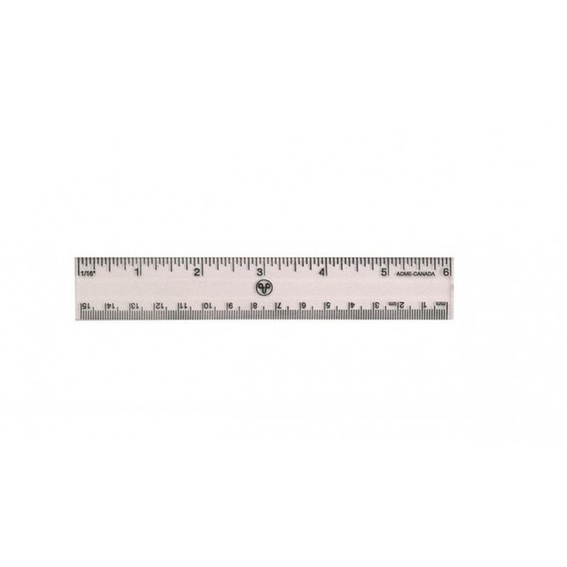 Plastic Ruler, 15cm