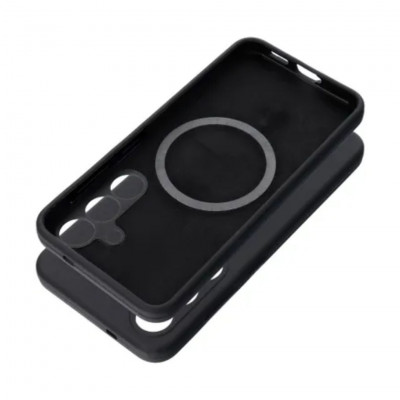 SILICONE 2mm Case for SAMSUNG S25 Ultra Compatible with MagSafe Black