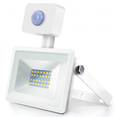Aigostar LED Sensor Slim Flood Light – Natural White 20W