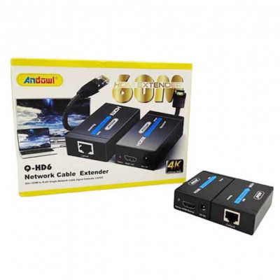 Andowl HDMI Extender Converter Q-HD6 – Network Cable Extender