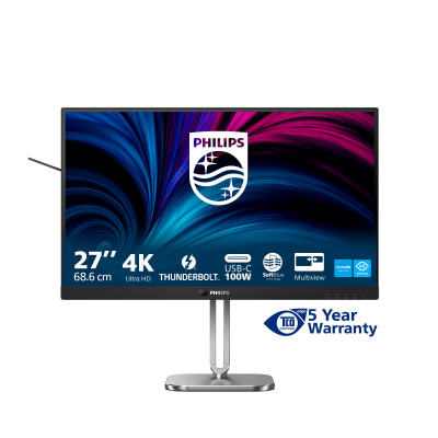 Philips 6000 series 27B2U6903 00 computer monitor 68.6 cm (27") 3840 x 2160 pixels 4K Ultra HD LED Anthracite