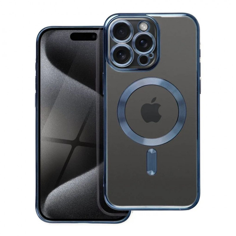 ELECTRO MAG COVER MagSafe Case for iPhone 15 Pro blue titanium