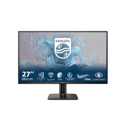 Philips 1000 series 27E2N1500L 00 computer monitor 68.6 cm (27") 2560 x 1440 pixels Quad HD LED Black