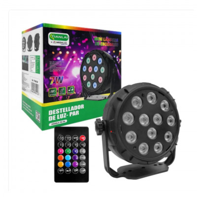 18 Leds stage lights, RGB DJ party light with sound activated remote control & DMX control