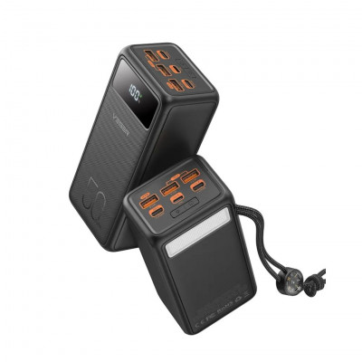 VEGER Powerbank 50000 mAh PD QC3.0 5A 22,5W Tank Lite Black