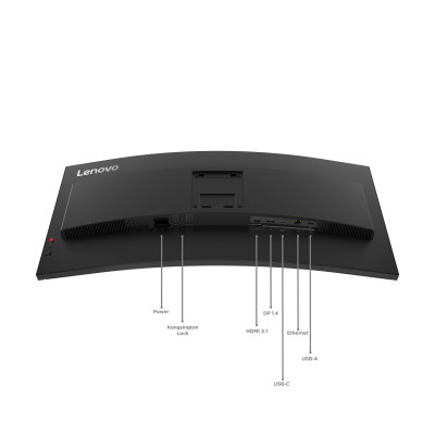 Lenovo ThinkVision T34WD-40 LED display 86.4 cm (34") 3440 x 1440 pixels Wide Quad HD Black