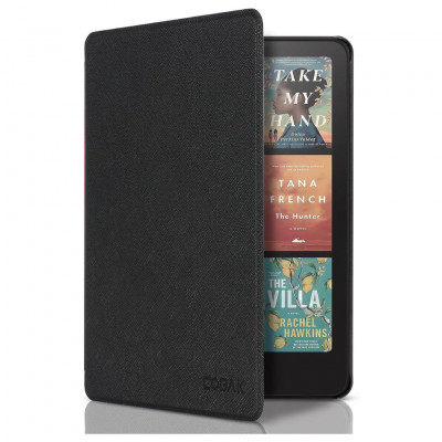 CoBak Case for 7 Kindle Paperwhite 12th Generation 2024 Brand New Smart Cover with Auto Sleep Wake Feature, Black