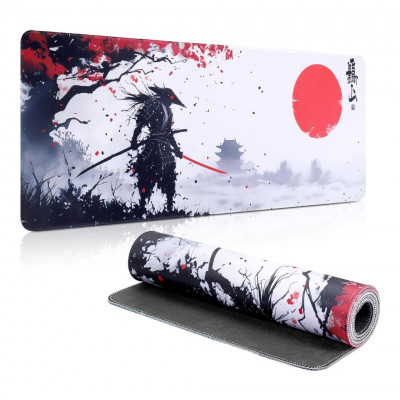 Yimomoyi Gaming Mouse Pad 800 x 300mm - XXL, Japanese Samura
