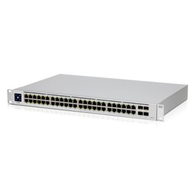 UBIQUITI SWITCH 48 PORTE LAN GIGABIT PoE Gen2, di cui 32P PoE 802.3af/at PoE 195W, 4P SFP - USW-48-POE-EU