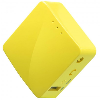 GL.iNet GL-MT300N-V2(Mango) Mini Portable Wireless Pocket Travel WiFi VPN Router, USB 2.0, 128MB RAM