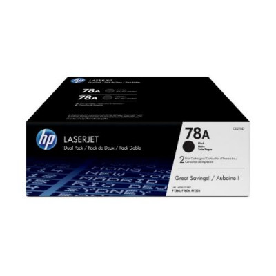 TONER HP CE278AD 2pz Nero x LJ-P1566 LJ-P1606DN LJ-M1536DNF
