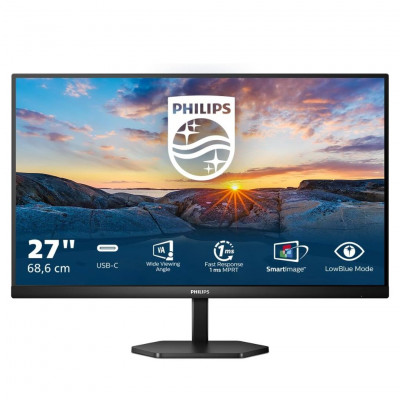 Philips 27 FHD monitor 1920 x 1080 75Hz, 300 CD/m², HDMI 1.4 / DP 1.2 / USB-C 3.2