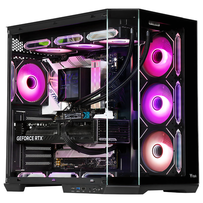 itek DARK CAVE AKU Tower Black