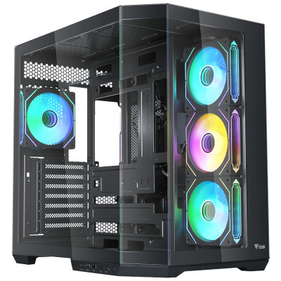 itek DARK CAVE AKU Tower Black