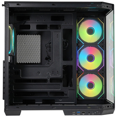 itek DARK CAVE AKU Tower Black