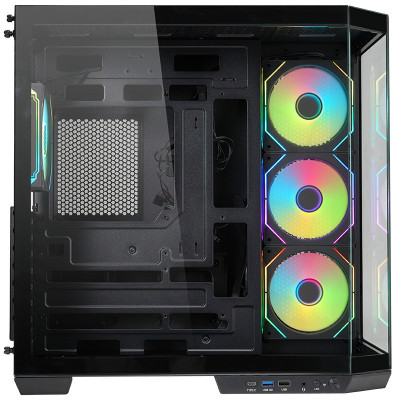 itek DARK CAVE AKU Tower Black