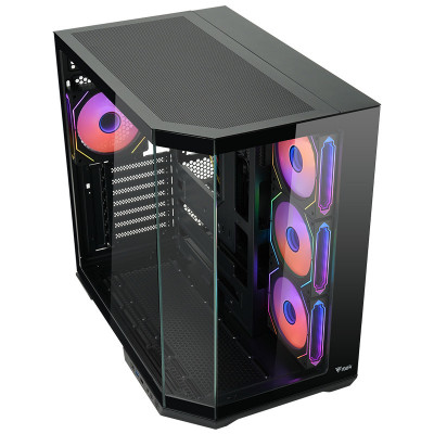 itek DARK CAVE AKU Tower Black