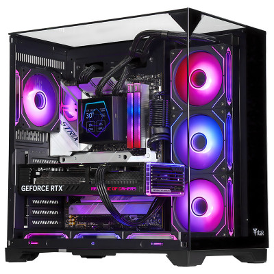 itek DARK CAVE PANO Tower Black