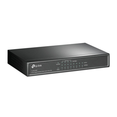 TP-Link TL-SG1008P network switch Unmanaged Gigabit Ethernet (10 100 1000) Power over Ethernet (PoE) Hazelnut
