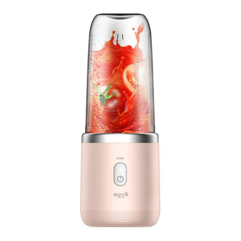 Deerma Automatic Multipurpose Portable Juice Blender USB Rechargeable, 400ml