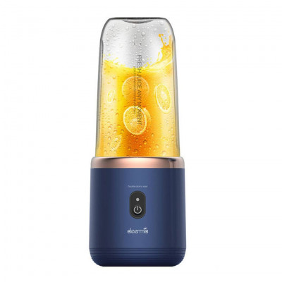 Deerma Automatic Portable Juice Blender USB Rechargeable, 400ml, Blue