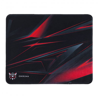 ONIKUMA Mouse Pad 350 x 300 x 2 mm, Black/Red