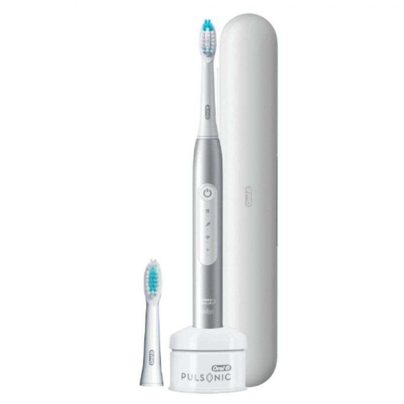 Oral-B Toothbrush, Silver Oral-B Toothbrush, Silver