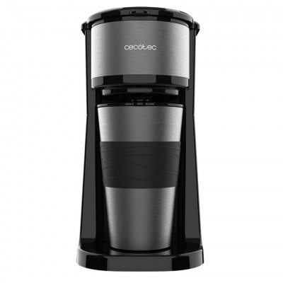 Cecotec Drip Coffee Maker with Thermos Portable, Capacity 420 ml, Drip Nozzle, Permanent or Paper Filter, Auto-Off Function