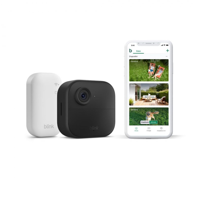 New Blink camera (Outdoor 4)  Newest model , Wireless HD smart security camera, works with Alexa , 1 camera system with Sync Mod