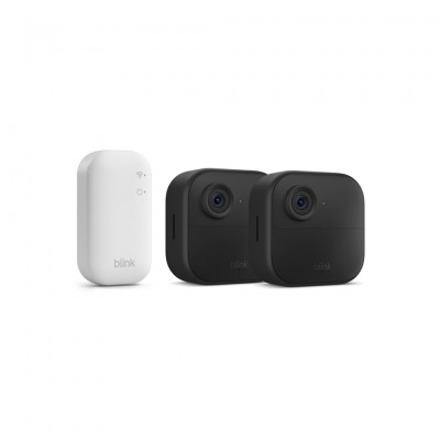 New Blink camera (Outdoor 4) Newest model Wireless HD smart security camera, works with Alexa , 2 camera system with Sync Module
