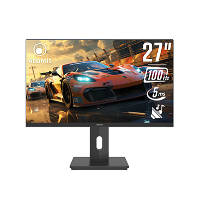 MONITOR ATLANTIS LED 27" Wide A05-HX27IFD-HCM IPS 1920x1080 100HZ 5ms 270cd/m² 1.000:1 2x2W MM Reg.H PIVOT HDMI DP USB-C Dockin