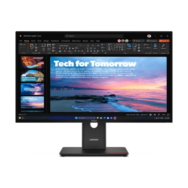 Lenovo ThinkVision T27QD-40 LED display 68.6 cm (27") 2560 x 1440 pixels Wide Quad HD Black Lenovo ThinkVision T27QD-40 LED display 68.6 cm (27") 2560 x 1440 pixels Wide Quad HD Black