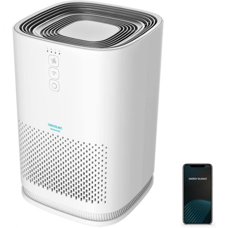 Cecotec TotalPure Connected 1000 Handy Air Purifier, Ionizer, 3 Speeds, 25W Cecotec TotalPure Connected 1000 Handy Air Purifier, Ionizer, 3 Speeds, 25W