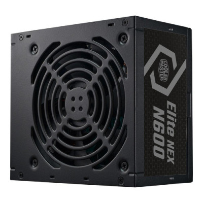 ALIMENTATORE COOLER MASTER 600W ATX ELITE NEX PFC ATTIVO EFFICIENZA 75%2 40VAC FAN120MM - MPW-6001-ACBN-BEU