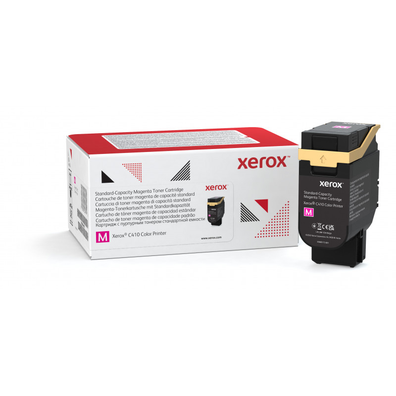 Xerox Genuine ® C410 Color Printer VersaLink® C415 Color Multifunction Printer Magenta Standard capacity Toner Cartridge Xerox Genuine ® C410 Color Printer VersaLink® C415 Color Multifunction Printer Magenta Standard capacity Toner Cartridge