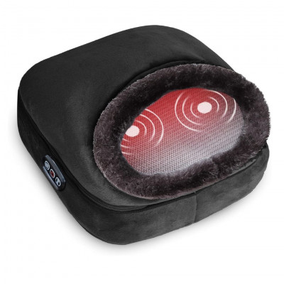 Snailax Foot Massager with Heat,  with Vibration, 2 in 1, Foot Warmer with 5 Massage Modes