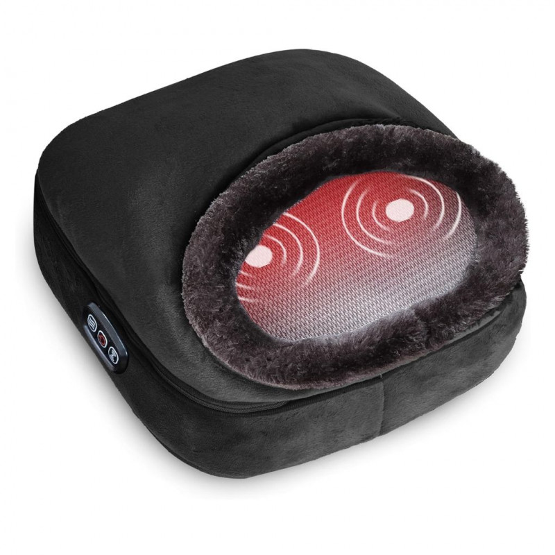 Snailax Foot Massager with Heat,  with Vibration, 2 in 1, Foot Warmer with 5 Massage Modes