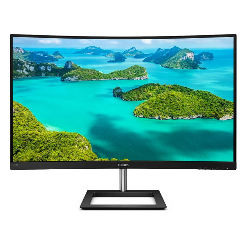 Philips 32 inch Curved 4K Monitor, 60Hz, 4ms, VA, Speakers, Flicker Free, Adaptive Sync
