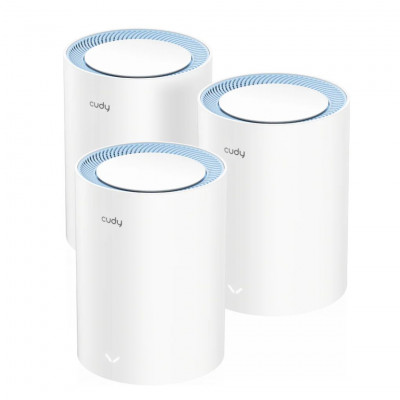 Cudy 3 Pack AC1200 Whole Household WiFi System Dual Band WiFi Router
