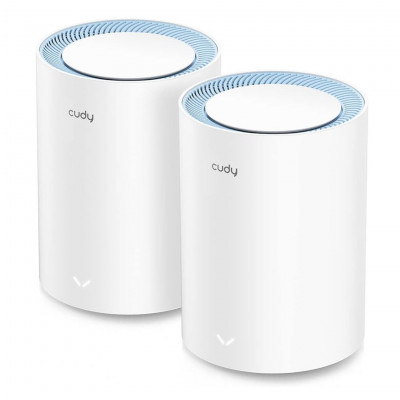 Cudy 2 Pack AC1200 Whole Household Mesh WiFi System