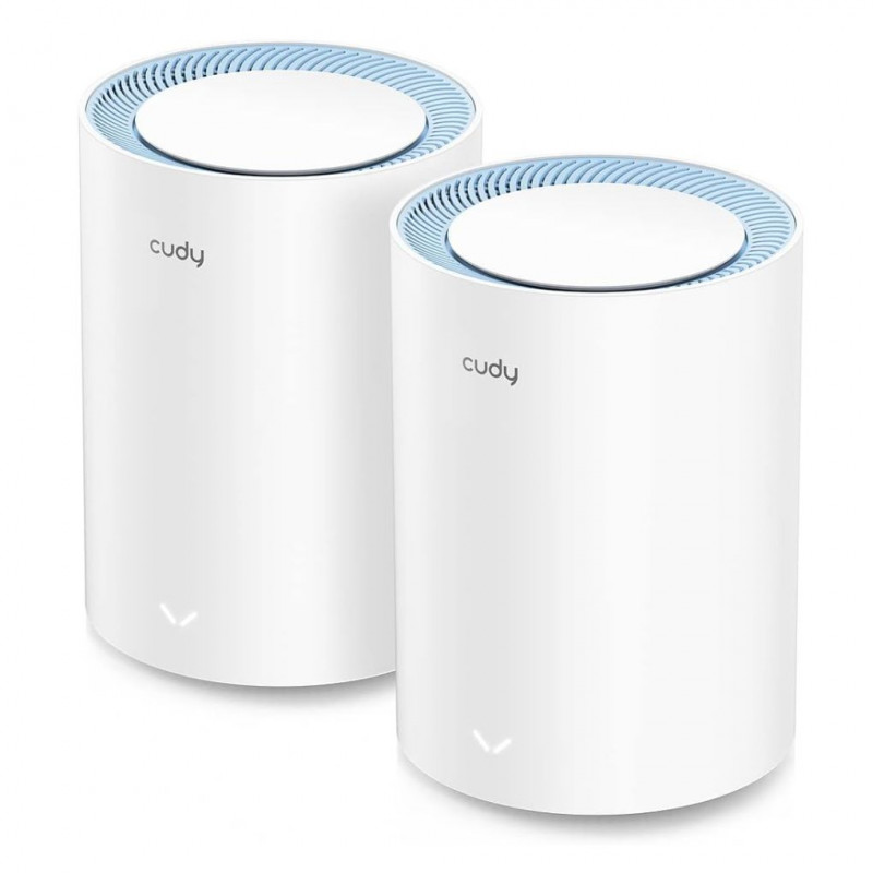 Cudy 2 Pack AC1200 Whole Household Mesh WiFi System