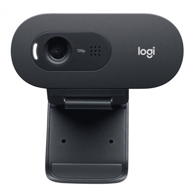 Logitech C505e HD Webcam – 720p USB Camera PC/Mac – Grey